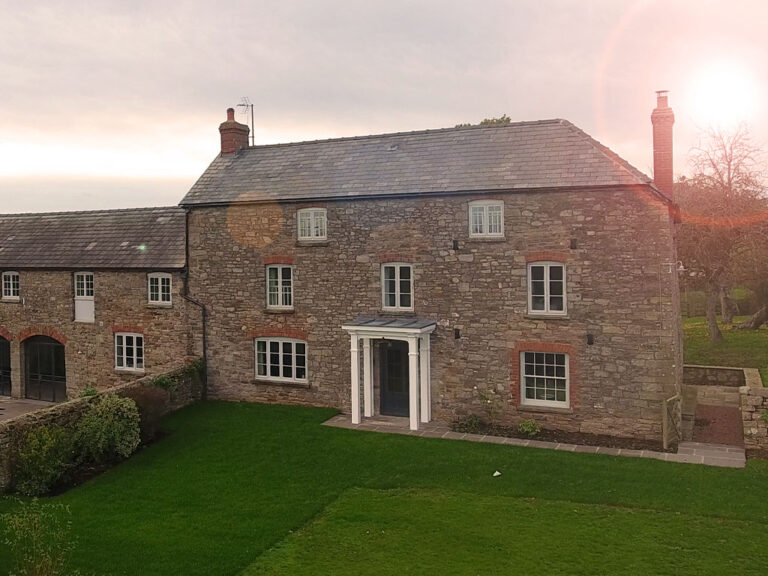 a heritage refurbished farmhouse