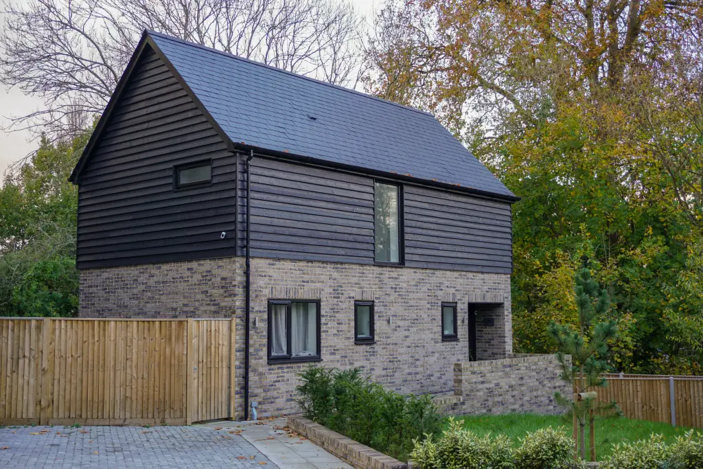 A newly built house